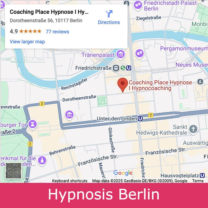 Google Maps Berlin – Coaching Place Hypnosis Hypnocoaching