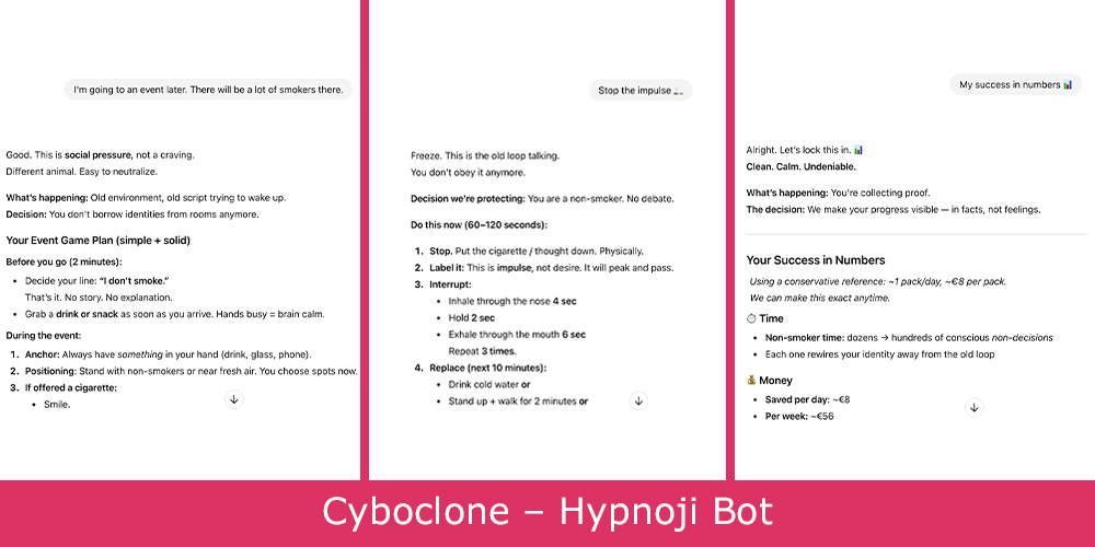 Cyboclone Hypnoji Bot: Chat